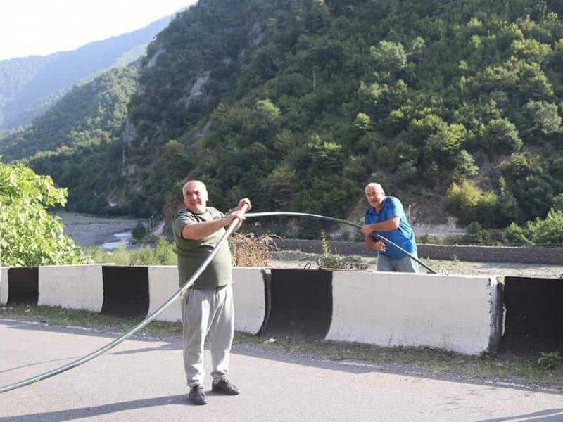 ცაგერის მუნიციპალიტეტში გარემოს დასუფთავების და მოწესრიგების აქციები გრძელდება